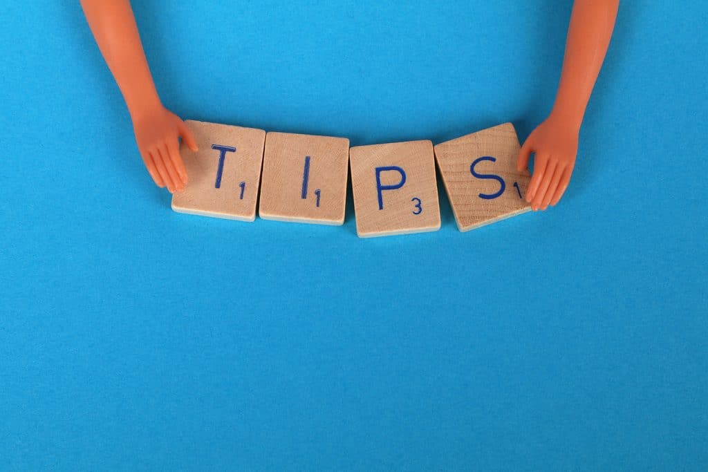 TIPS on a scrabble board 