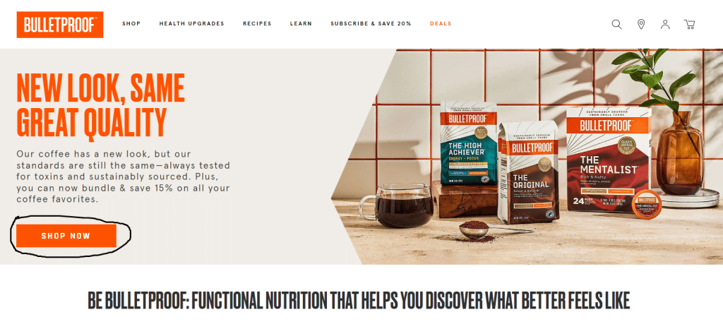 Bullet proof landing page