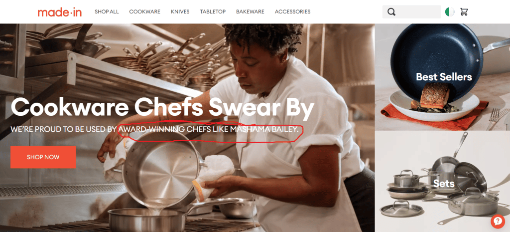 made-in celebrity endorsement