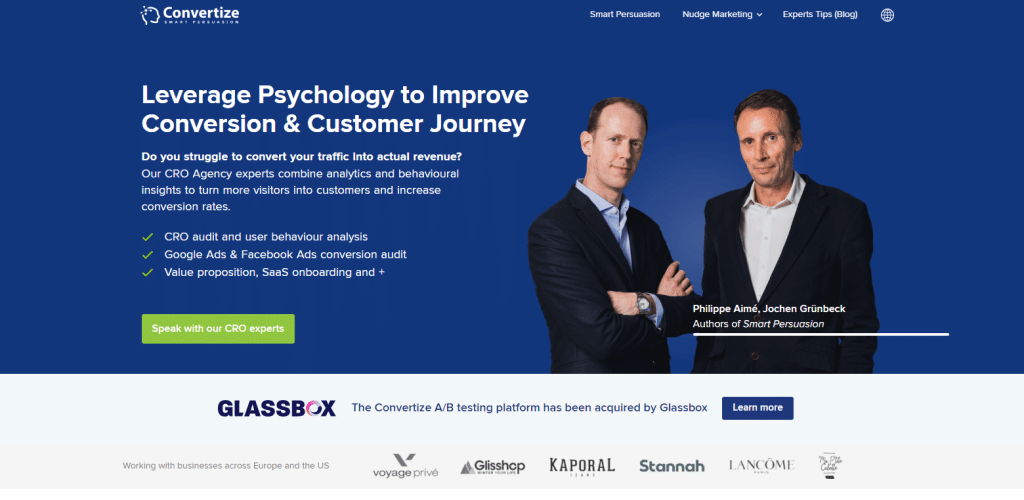 Convertize  Landing Page