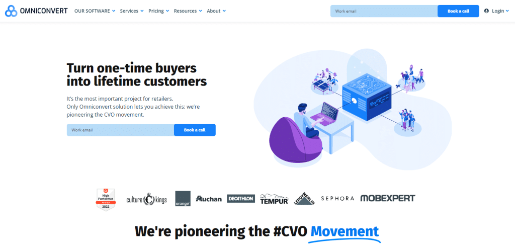 Omniconvert Landing Page