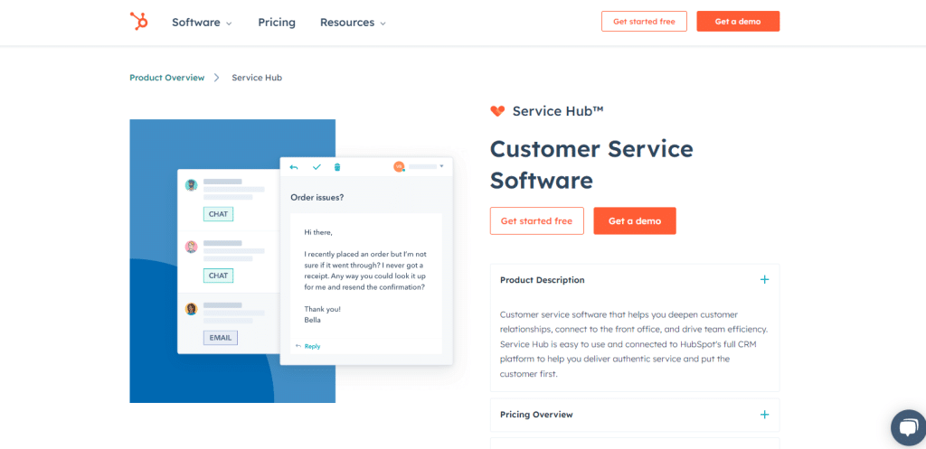 Hubspot Customer Service Software