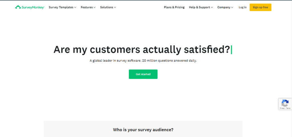 Survey Monkey Sample form