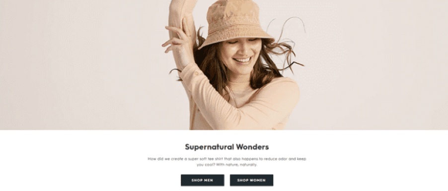 Allbirds Landing Page