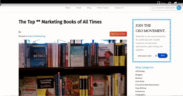 Session Replay Video of Invesp