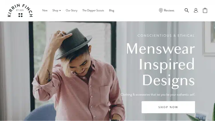 Kirrin FInch Landing Page