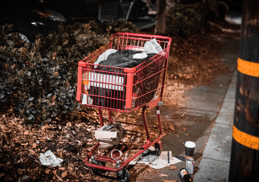 An abandoned cart