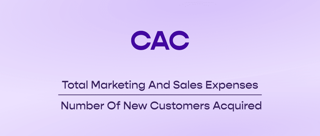 formula for calculating customer acquisition costs