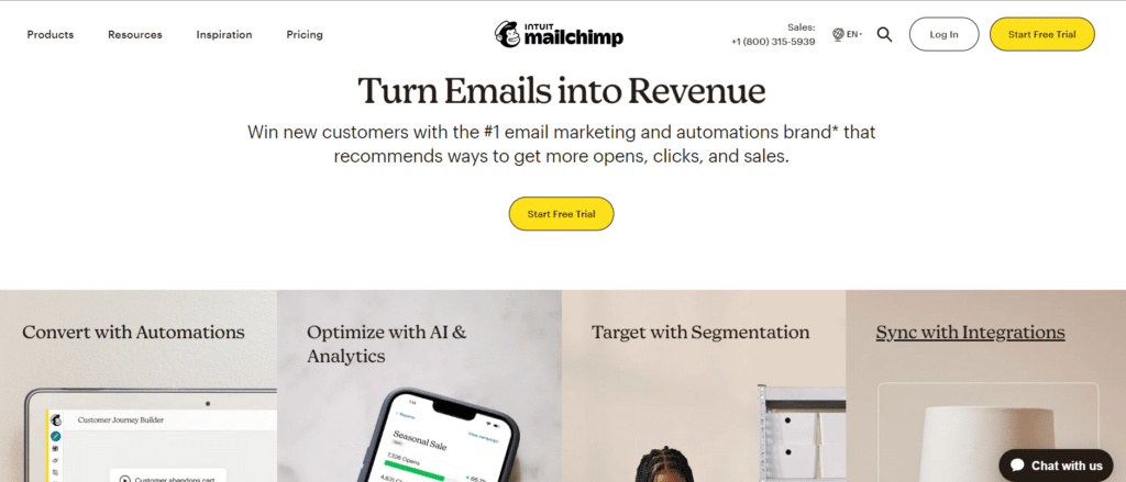 Mailchimp Landing Page