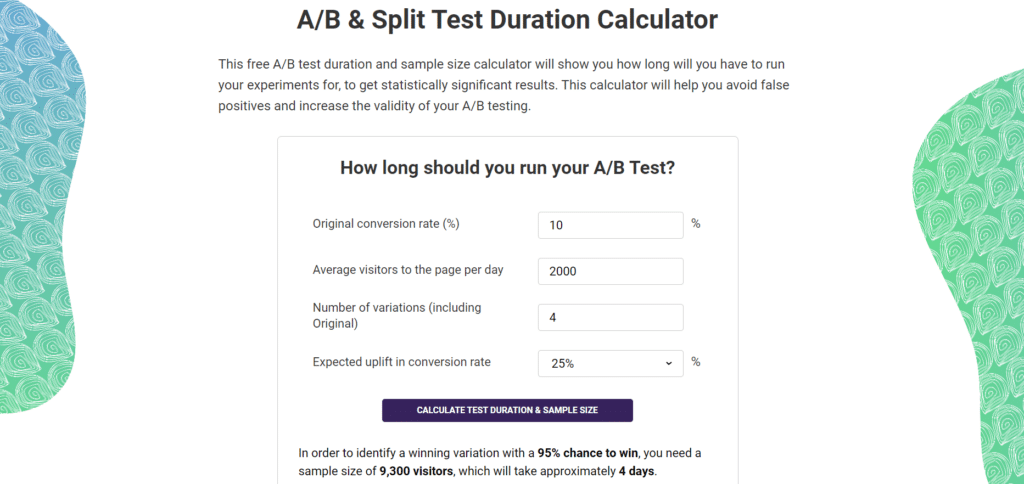 FigPii Sample Size Calculator