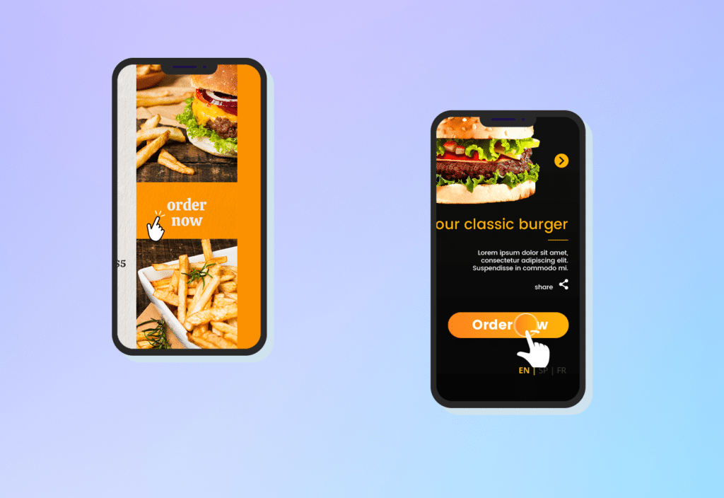 Mobile App A/B testing strategy: interactive elements