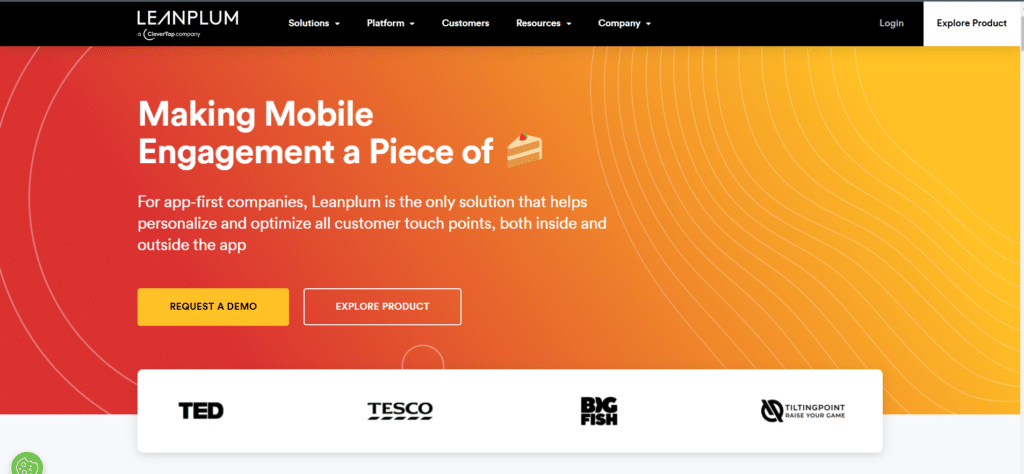 Mobile App A/B testing tool; Leanplum